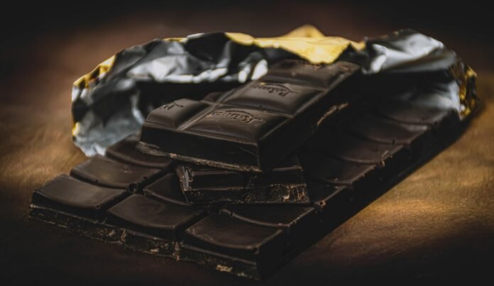 tabletes de chocolate amargo