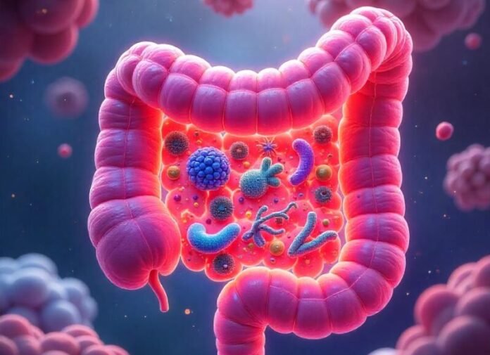 figura ilustrativa do intestino.