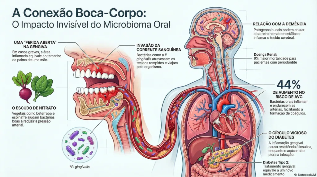 infográfico da saúde bucal