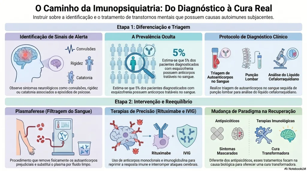 Infográfico da imunopsiquiatria.