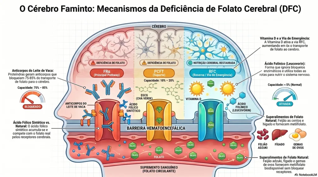 Infográfico cientifico do folato