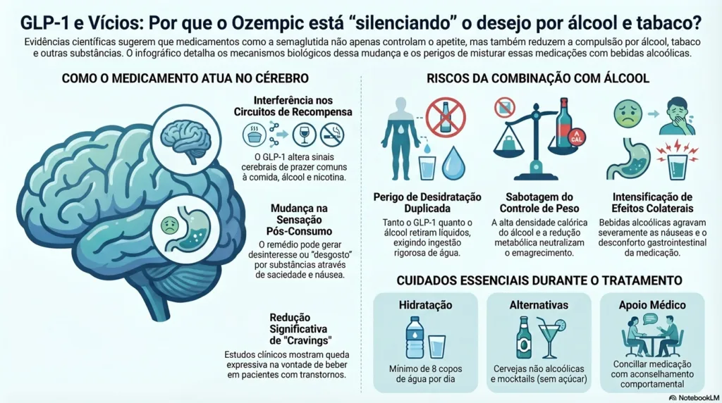 Infográfico dos vícios x GLP-1