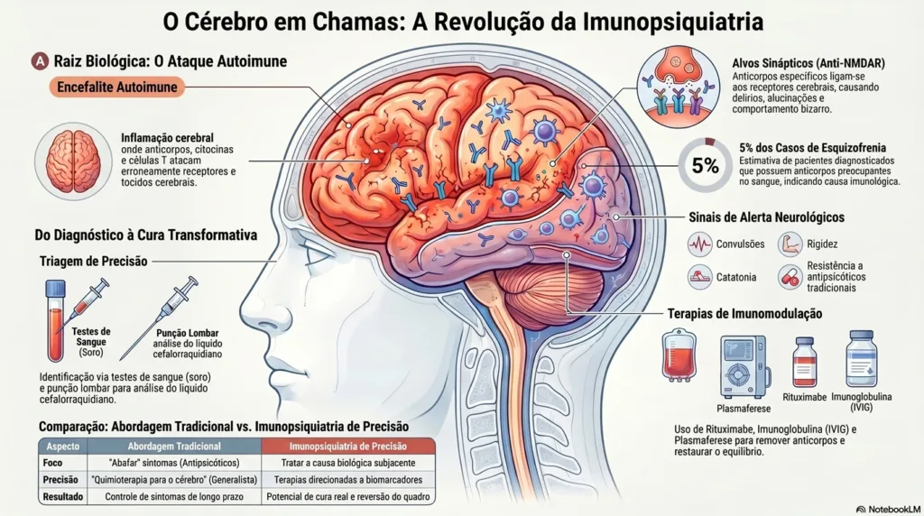 infográfico da imunopsiquiatria