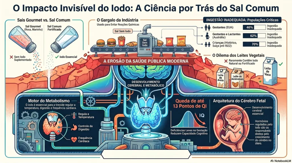 Infográfico do sal iodado  