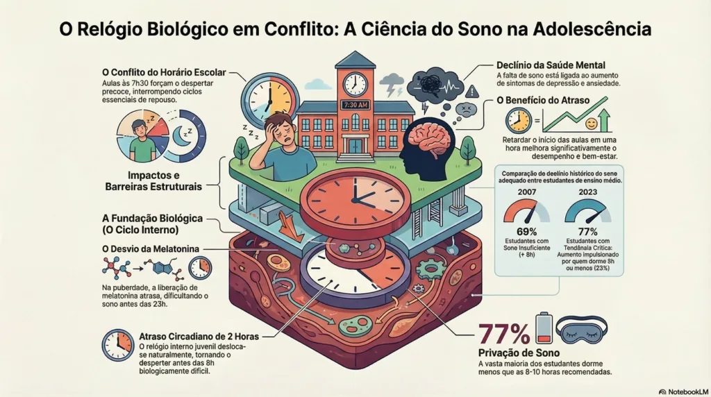 Infográfico do sono