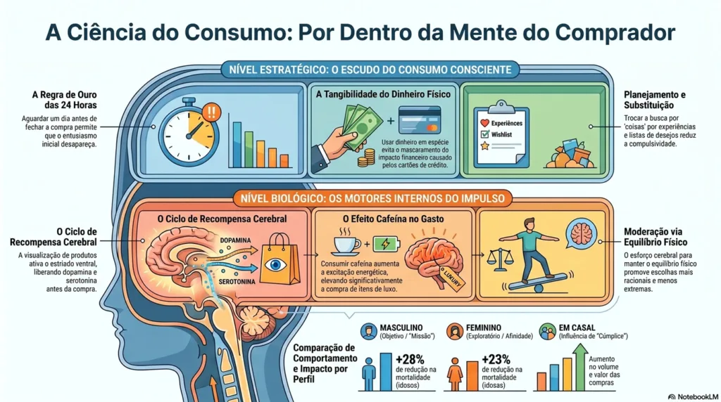 Infografico sobre vicio de consumo.