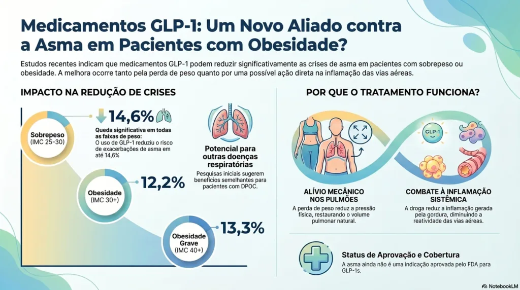 Infográfico asma x glp-1