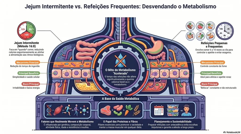 Infográfico sobre jejum.