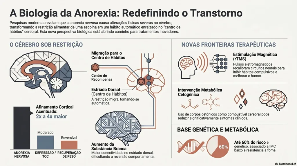 Infográfico da anorexia.