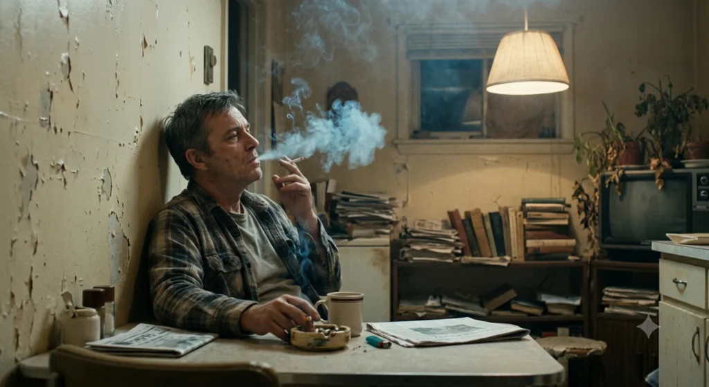 homem fumando