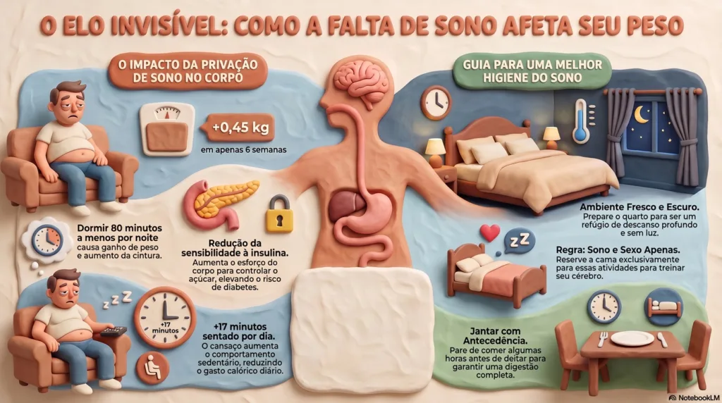 Infográfico da higiene do sono.
