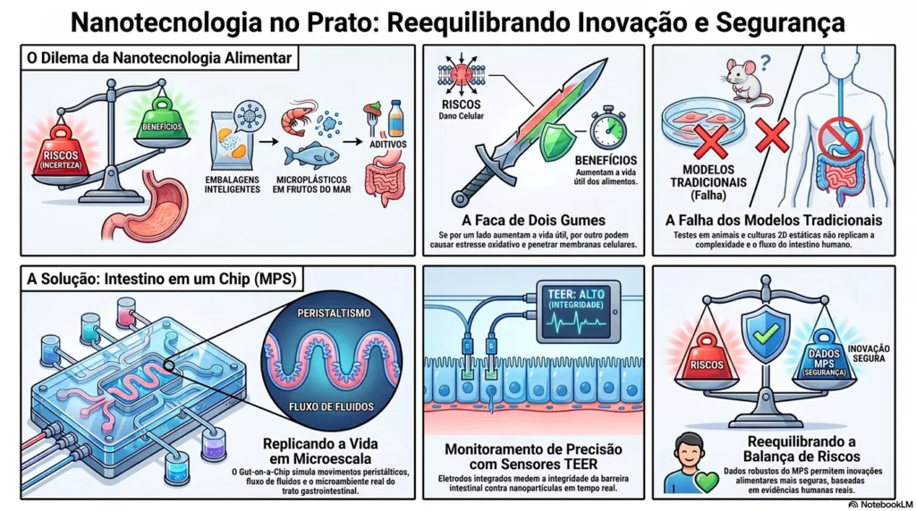 Infográfico de microplásticos
