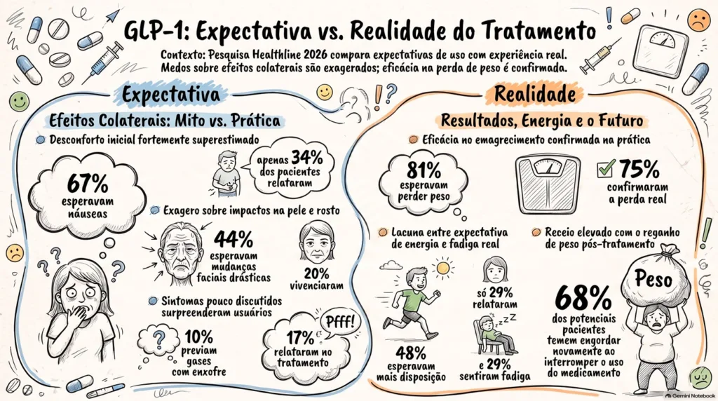 INFOGRÁFICO SOBRE A PESQUISA GLP-1