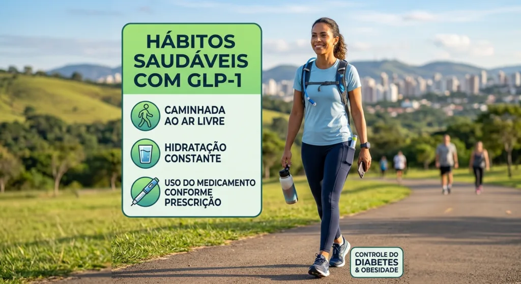 IMAGEM DE UMA JOVEM CAMINHANDO AO AR LIVRE.